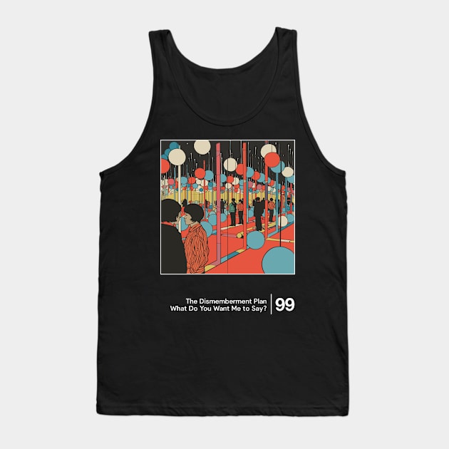 The Dismemberment Plan - Minimalist Graphic Artwork Design Tank Top by saudade